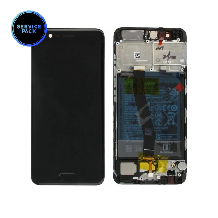 Bloc écran LCD pour HUAWEI P10 - SERVICE PACK - Noir