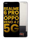 Bloc écran LCD sans châssis compatible Realme 6 Pro - Oppo Reno 4 Z 5G - Reconditionné - Toutes couleurs