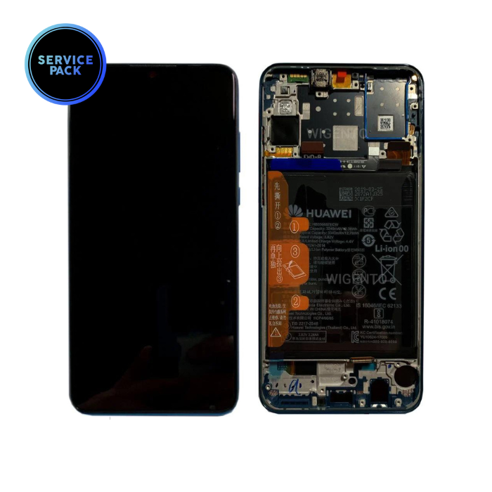 Bloc écran LCD pour HUAWEI P30 Lite - SERVICE PACK - Noir