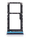Tiroir SIM double compatible Xiaomi Mi 10T Lite 5G - Note 9 Pro 5G - Bleu