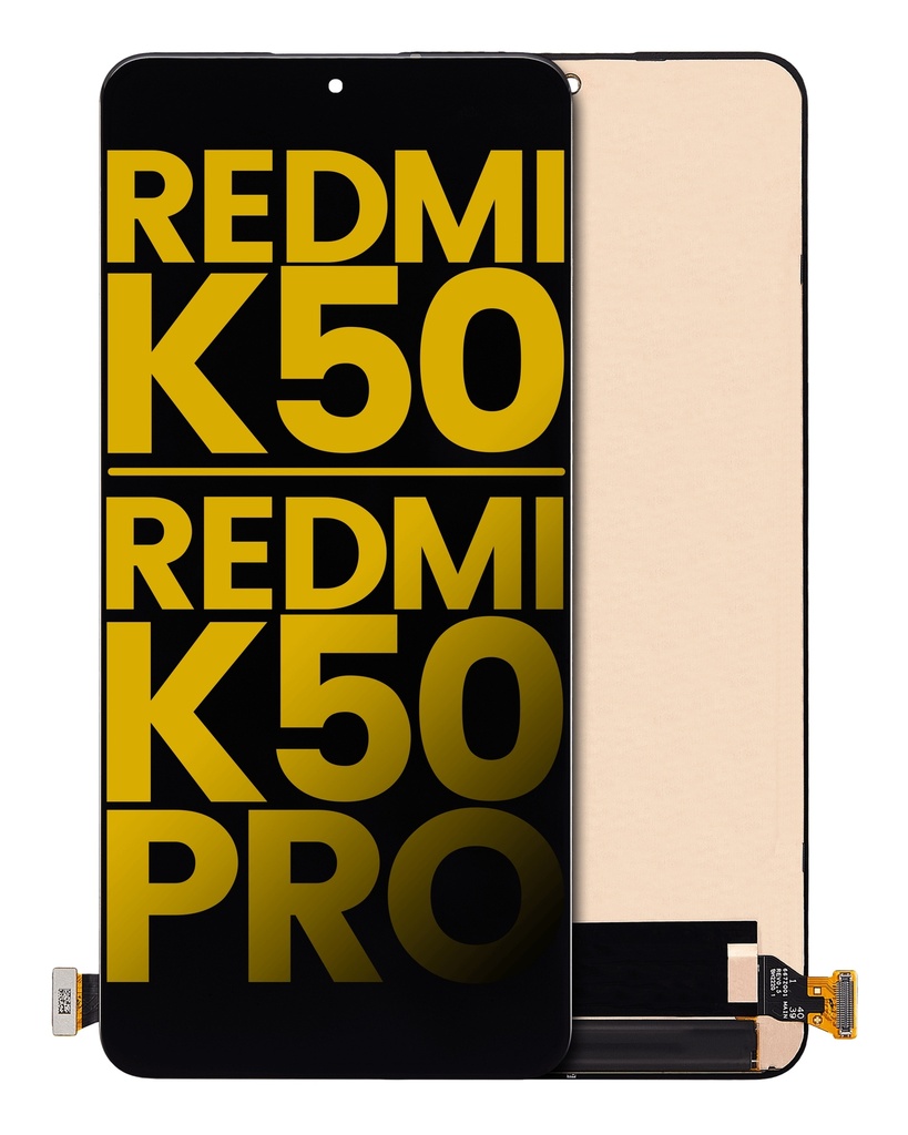 Bloc écran OLED sans châssis compatible Xiaomi Redmi K50 / K50 Pro - Reconditionné - Toutes couleurs