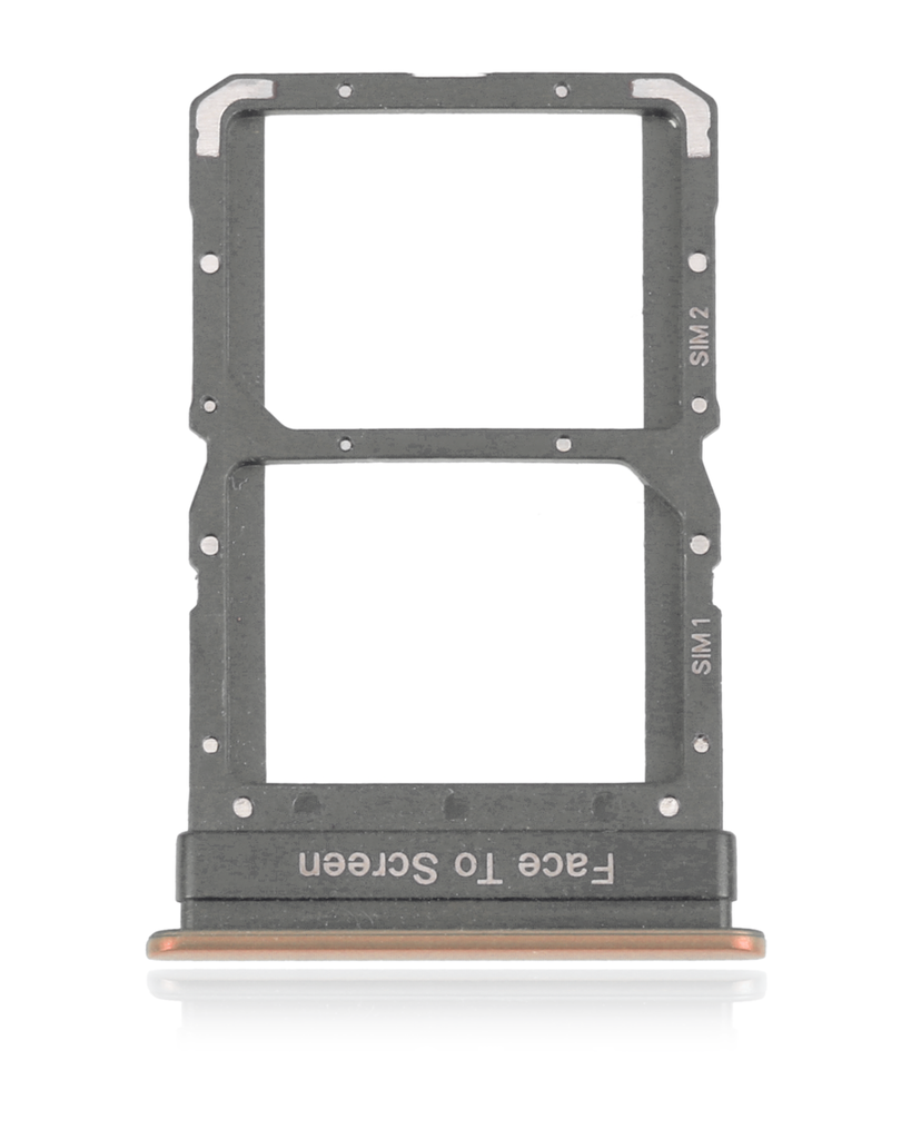Tiroir SIM double compatible Xiaomi Mi 10 5G - Mi 10 Pro - Or Pêche