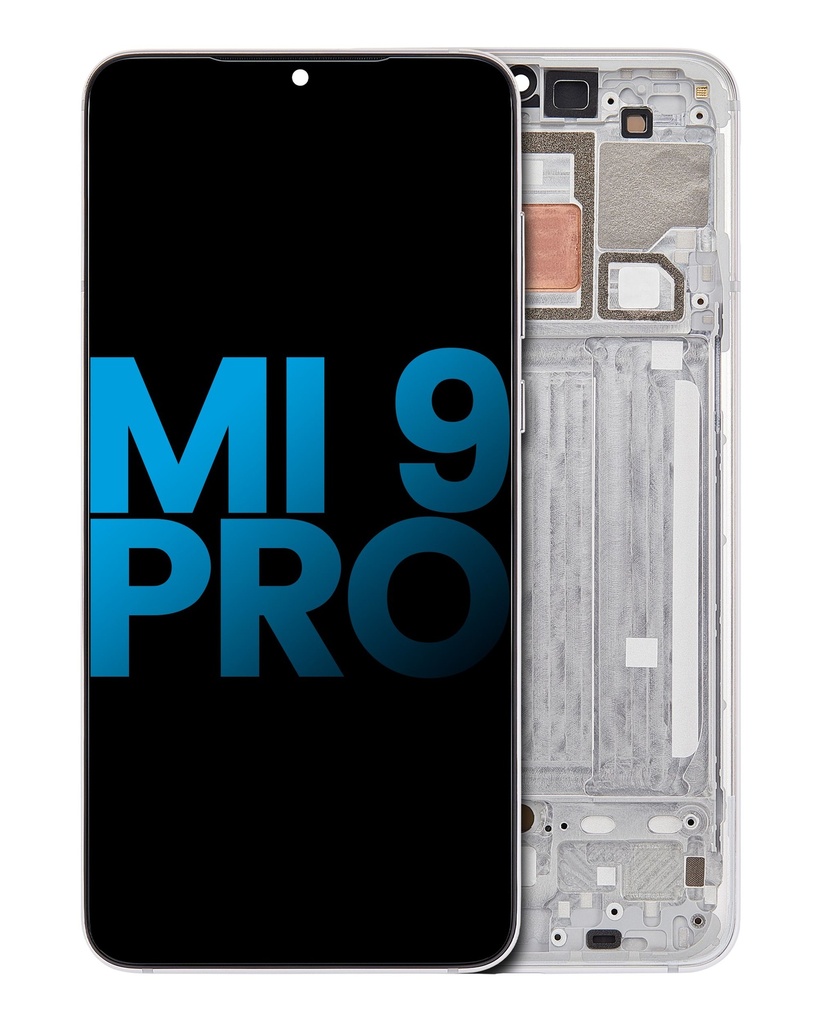 Bloc écran LCD avec châssis compatible Xiaomi Mi 9 Pro - Aftermarket Incell - Dream White