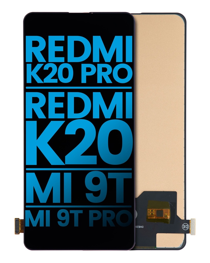 Bloc écran LCD sans châssis compatible Xiaomi Mi 9T - 9T Pro - Redmi K20 - Redmi K20 Pro - Aftermarket Incell - Toutes couleurs