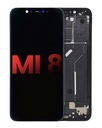 Bloc écran OLED avec châssis compatible Xiaomi Mi 8 - Aftermarket Plus - Noir