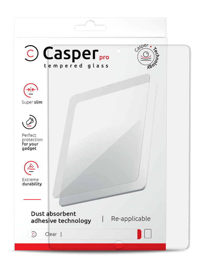 Verre trempé Clair compatible iPad Air 1- Air 2 - iPad Pro 9.7 - iPad 5 - iPad 6 Apple - Casper Pro