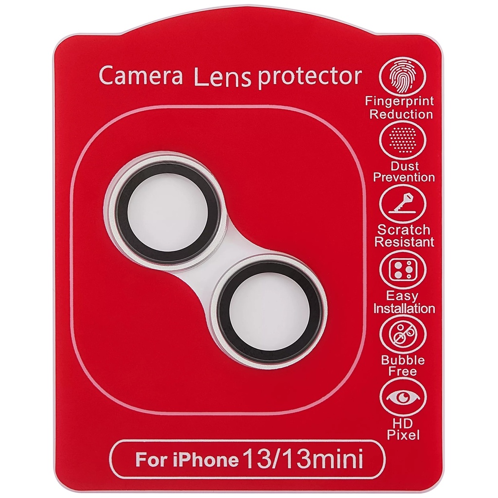 Protection lentille pour iPhone 13 - 13 Mini - Apple - Casper - Argent