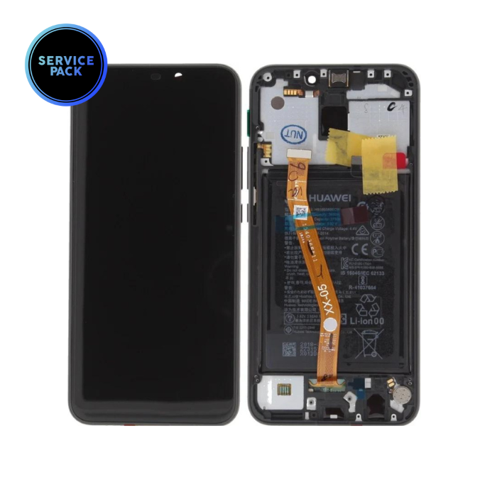 Bloc écran LCD pour HUAWEI Mate 20 Lite - SERVICE PACK - Noir