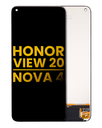 Bloc écran LCD sans châssis compatible HONOR View 20 - HUAWEI Nova 4 - Reconditionné - Noir