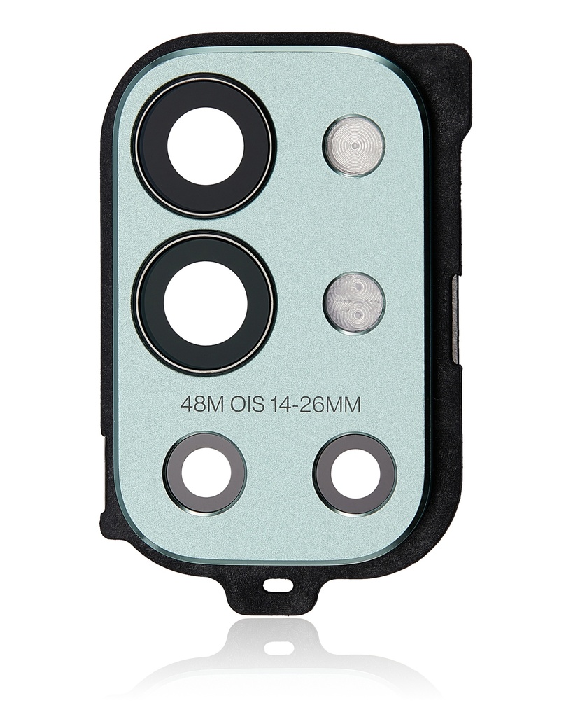 Lentille caméra arrière avec support compatible OnePlus 9R - Vert