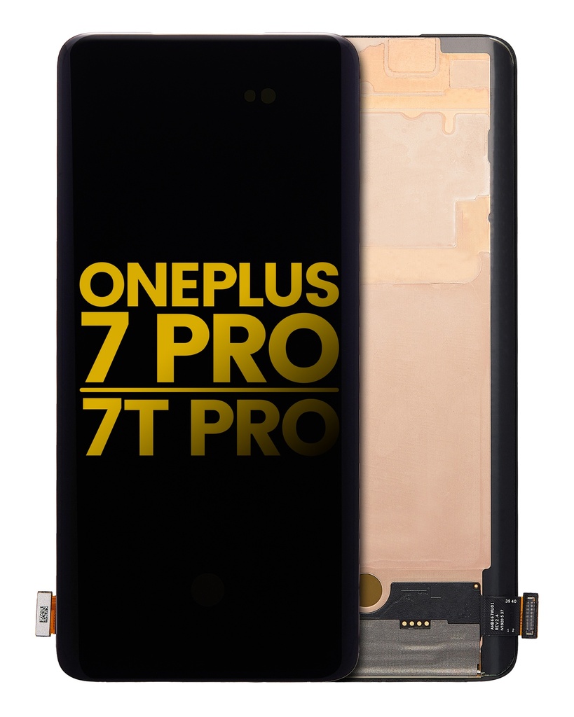 Bloc OLED sans châssis compatible OnePlus 7 Pro - 7T Pro - Reconditionné - Toutes couleurs