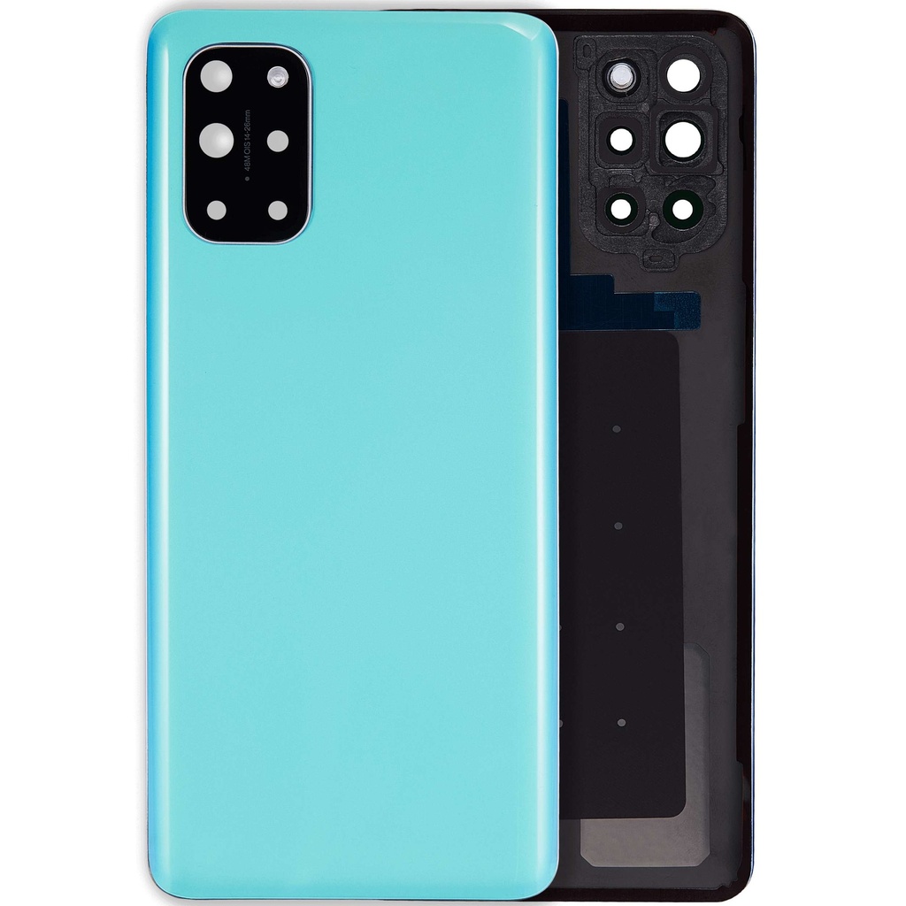 Vitre arrière avec lentilles camera compatible OnePlus 8T - Aftermarket Plus - Vert Aquamarine