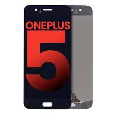 Bloc écran OLED sans châssis compatible OnePlus 5 - Aftermarket Plus - Noir