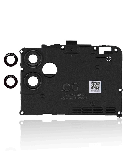Lentille caméra arrière avec support pour SAMSUNG A04e - A042 - Noir