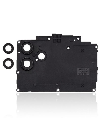 [107082133221] Lentille caméra arrière avec support compatible SAMSUNG A04 - A045 2022 - Noir