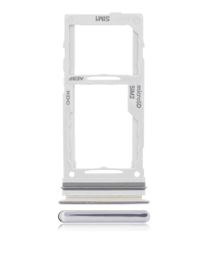 Tiroir Double SIM pour SAMSUNG A72 - A725 2021 - Blanc