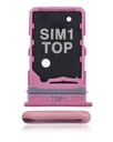 Tiroir Double SIM pour SAMSUNG A80 A805 2019 - Rose