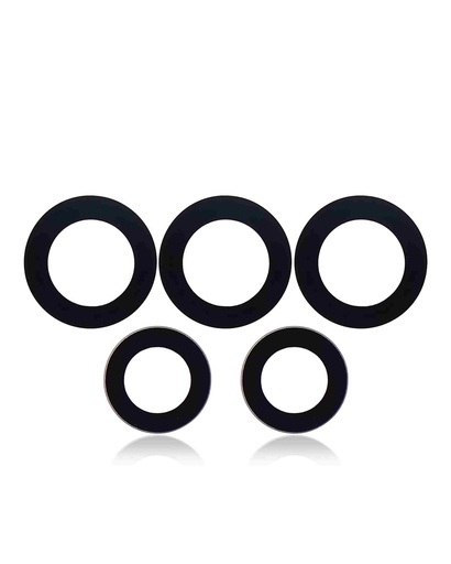 Lot de 10 lentilles caméra arrière - verre seul avec adhésif - pour SAMSUNG A72 - A725 2021 - A52 - A525 2021 - A52 5G - A526 2021 - A52S 5G - A528 2021 - 3 pièces par lot