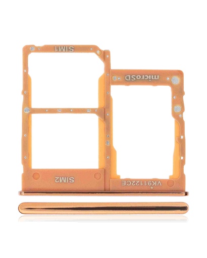 Tiroir Double SIM pour SAMSUNG A40 - A405 2019 - Corail