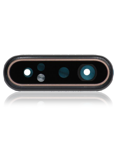 Lentille caméra arrière avec cadre ou support pour SAMSUNG A80 - A805 2019 - Noir Phantom