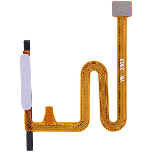 Lecteur d'empreintes digitales avec nappe pour SAMSUNG A14 -A145P 2023 - Argent