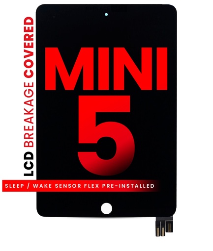 [107082004835] Bloc écran LCD et tactile compatible iPad Mini 5 - XO7 - Noir