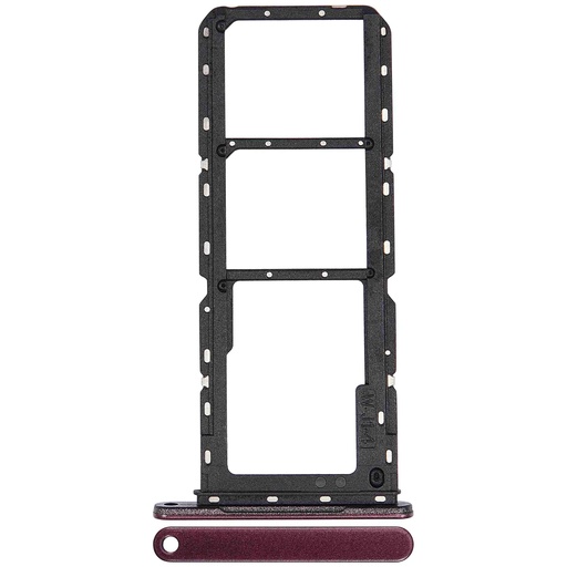 Tiroir Double SIM pour SAMSUNG A14 5G - A146P-R 2023 - Rouge foncé