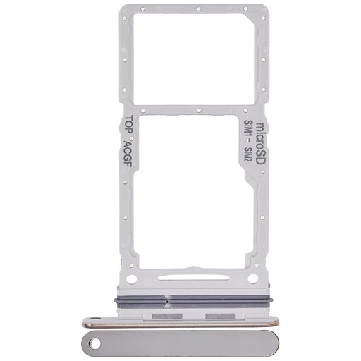 [107082041355] Tiroir Double SIM compatible SAMSUNG A73 5G A736 2022 - Blanc