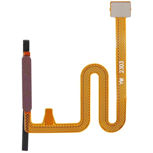 Lecteur d'empreintes digitales avec nappe pour SAMSUNG A14 - A145B 2023 - Rouge foncé