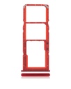 Tiroir Double SIM pour SAMSUNG A51 4G - A515 2019 - Rouge