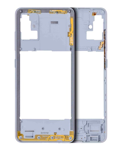 [107082102978] Châssis central compatible SAMSUNG A51 4G - A515 2019 - Prism Crush White