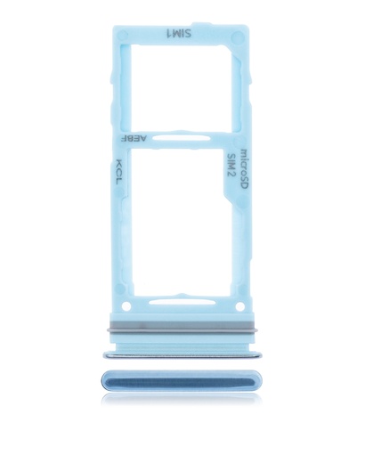 [107082026024] Tiroir SIM double compatible Samsung Galaxy A52 4G A525 2021 - A52 5G A526 2021 - A52S 5G A528 2021 - Awesome Blue