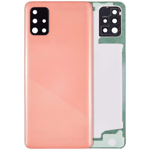 Vitre arrière avec lentille caméra pour SAMSUNG A51 4G A515 2019 - Aftermarket Plus - Prism Crush Pink