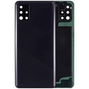 Vitre arrière avec lentille caméra compatible Samsung Galaxy A51 4G A515 2019 - Aftermarket Plus - Prism Crush Black