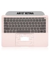 Top case avec clavier AZERTY rétroéclairé pour MacBook Air 13" Retina A2337 - Fin 2020 - Or