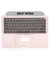 Top case avec clavier AZERTY pour MacBook Air 13" Retina A2337 - Fin 2020 - Or