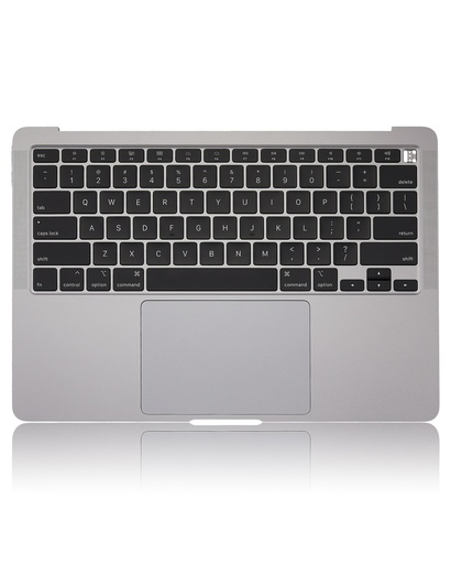 [6776.5393] Top case avec clavier AZERTY pour MacBook Air 13" Retina A2179 - Début 2020 - Gris