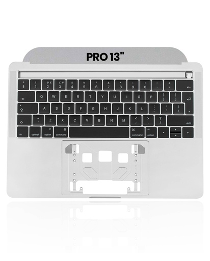 [6776.5396] Top case avec clavier AZERTY pour MacBook Pro 13" A1989 - Fin 2018 - Début 2019 - Gris