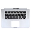 Top case avec clavier AZERTY pour MacBook Pro 15" Retina A1398 - Milieu 2015