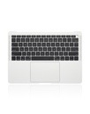 Top case avec clavier AZERTY rétroéclairé pour MacBook Air 13" Retina A1932 - Fin 2018 - Début 2019 - Milieu 2019 - Silver