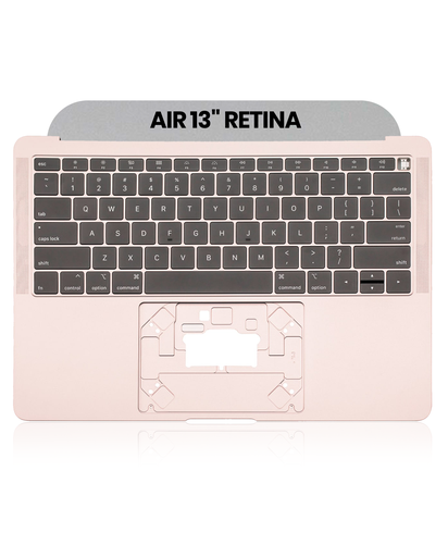 Top case avec clavier AZERTY rétroéclairé pour MacBook Air 13" Retina A1932 - Fin 2018 - Début 2019 - Milieu 2019 - Or