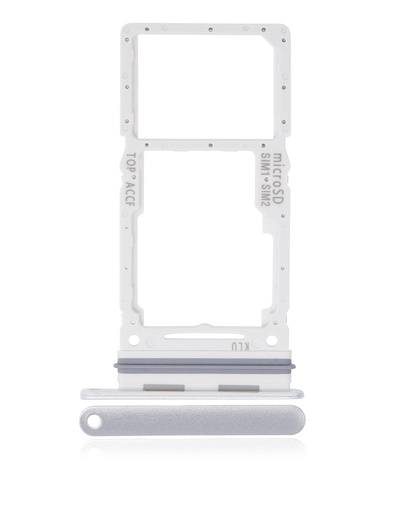 [107082111233] Tiroir Double SIM compatible SAMSUNG A33 5G A336 2022 - Blanc