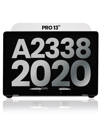 Bloc écran COMPLET pour MacBook Pro 13" M1 - A2338 EMC 3578 - 2020 - Assemblé - Argent