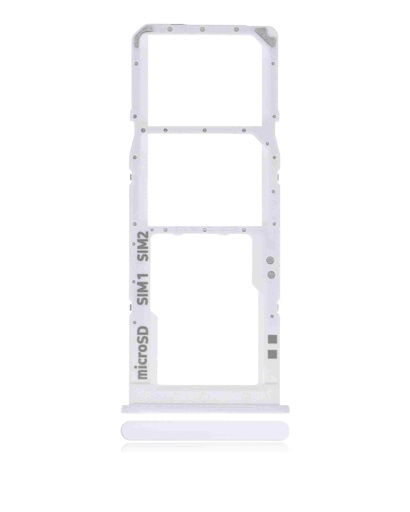 [107082026032] Tiroir Double SIM compatible SAMSUNG A30s - A307 2019 - Blanc