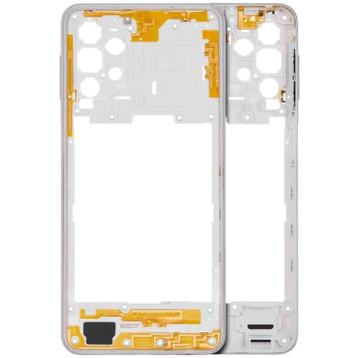 Châssis central pour SAMSUNG A32 5G - A326 2021 - Blanc