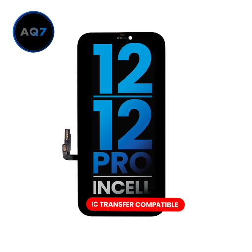 [107082082703] Bloc écran LCD compatible iPhone 12 - 12 Pro - AQ7 Incell