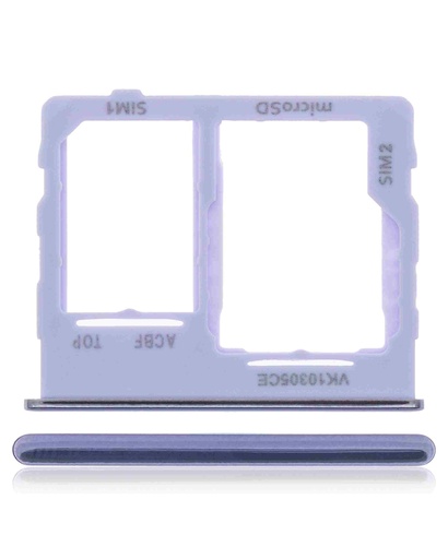 Tiroir Double SIM pour SAMSUNG A32 5G - A326 2021 - Violet