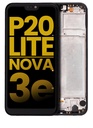 Bloc écran LCD avec châssis compatible HUAWEI P20 Lite - Nova 3E - Reconditionné - Noir