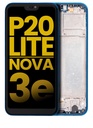 Bloc écran LCD avec châssis pour HUAWEI P20 Lite - Nova 3E - Reconditionné - Bleu