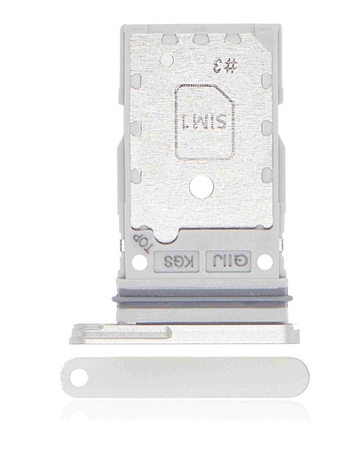Tiroir Double SIM pour SAMSUNG S21 FE 5G - Blanc